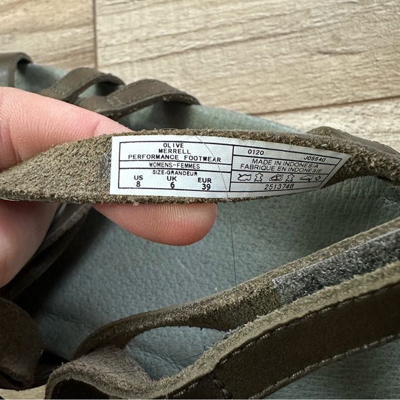 Merrell Kamari Shaw Mid Leather Strap Sandals - Picture 5 of 5